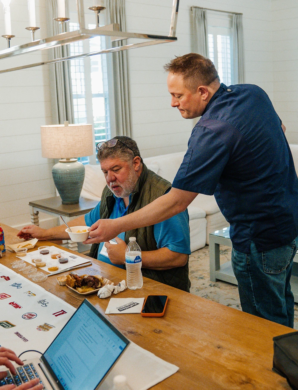 Menu development in the kitchen